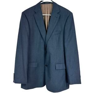 Boss by Hugo Boss NWOT Navy Blue Wool Pasolini Blazer Men's Size 42R 2 Button